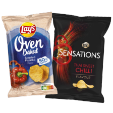 Lay's oven baked chips of sensations